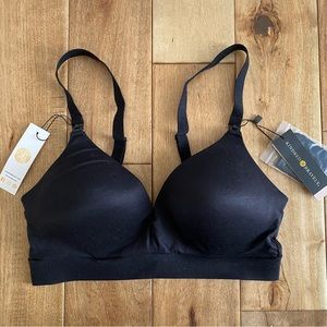 Kindred Bravely The Minimalist Hands-Free Black
Pumping & Nursing Plunge Bra XL